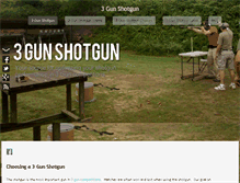 Tablet Screenshot of 3gunshotgun.com